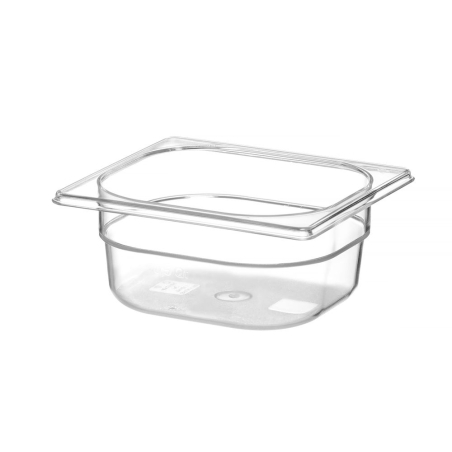 Bac Gastronorme GN 1/6 Profi Line, 1L, Transparent, 176x162x65mm - Hendi