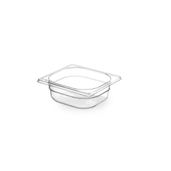 Bac Gastronorme GN 1/6 Transparent 1 Litre, Dimensions 176x162x65mm - Hendi