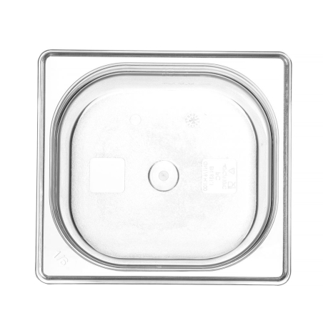 Bac Gastronorme GN 1/6 Transparent Profi Line 1,6L (176x162x100mm) - Hendi