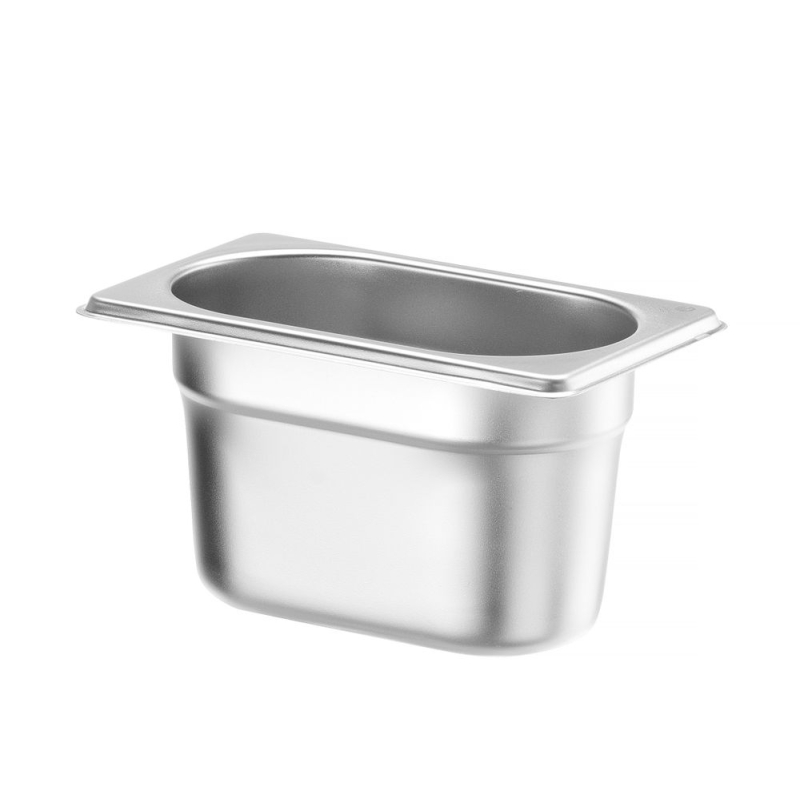 Bac Gastronorme GN 1/9 Inox Budget Line 1L Profondeur 100mm - Hendi