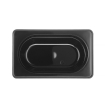 Bac Gastronorme GN 1/9 Noir 1L, Profondeur 100mm, 176x108mm - Hendi
