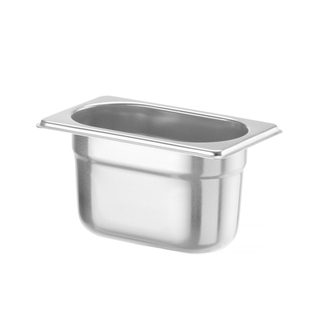 Bac Gastronorme GN 1/9 Profi Line, 1 Litre, Hauteur 100mm - Hendi