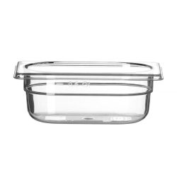 Bac Gastronorme GN 1/9 Transparent 0,6L Profi Line 176x108x65mm - Hendi