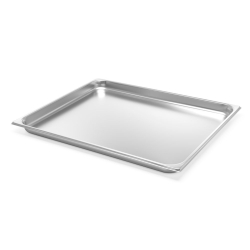 Bac Gastronorme GN 2/1 Profi Line en Inox, H 40mm - Hendi