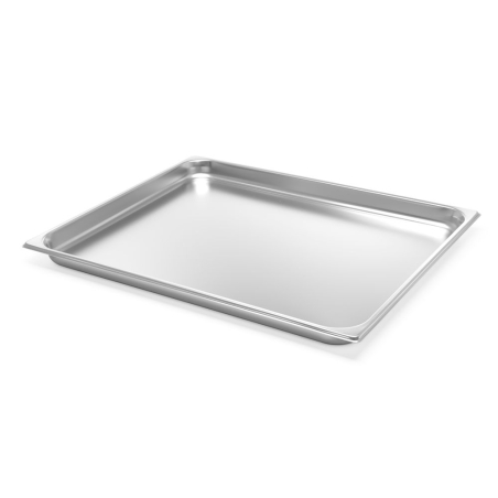 Bac Gastronorme GN 2/1 Profi Line en Inox, H 40mm - Hendi