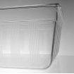 Bac Gastronorme GN 2/1 Transparent 58L, 650x530x200mm - Hendi