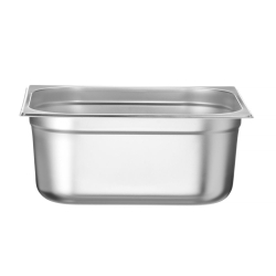 Bac Gastronorme GN 2/3 Inox 13L Budget Line - 354x325x150mm - Hendi