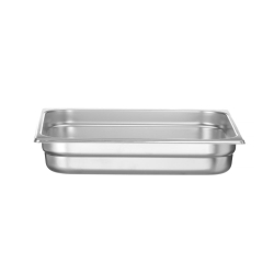 Bac Gastronorme GN 2/3 Perfor&eacute; Inox 5,5L (H)65mm Profi Line - Hendi