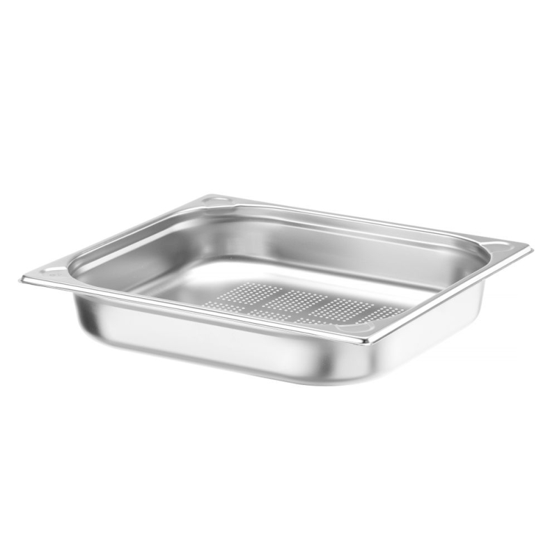 Bac Gastronorme GN 2/3 Perfor&eacute;, 5.5L, Profondeur 65mm, Kitchen Line - Hendi