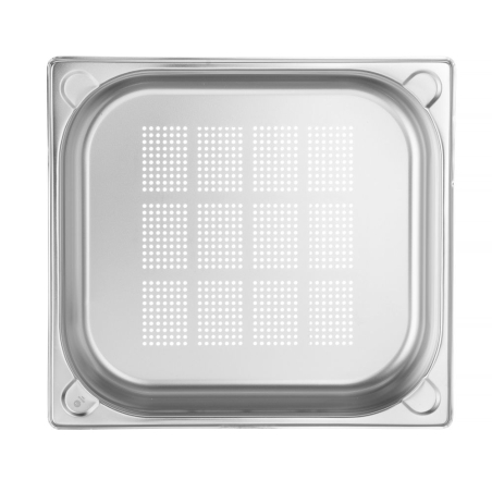 Bac Gastronorme GN 2/3 Perfor&eacute;, 5.5L, Profondeur 65mm, Kitchen Line - Hendi