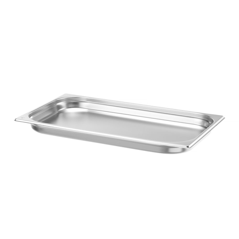Bac Gastronorme Inox GN 1/1 - Profondeur 40mm, Capacit&eacute; 5L - Hendi
