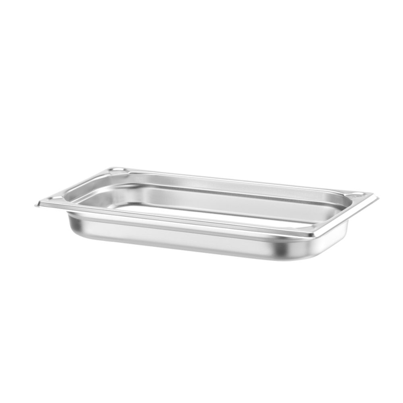 Bac Gastronorme Inox GN 1/3 - 1,5L - H 40mm - Kitchen Line - Hendi