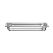 Bac Gastronorme Inox GN 1/3 Profondeur 40mm 1,5L Budget Line - Hendi