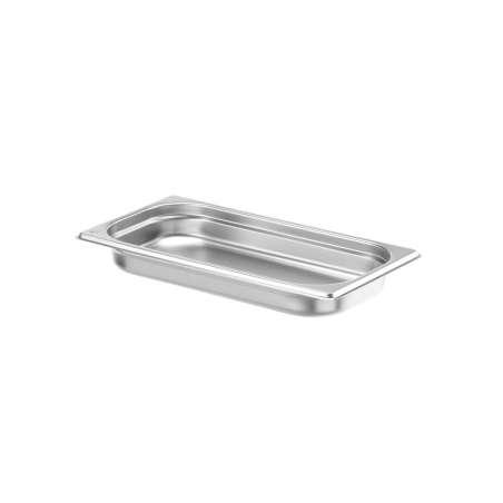Bac Gastronorme Inox GN 1/3 Profondeur 40mm 1,5L Budget Line - Hendi