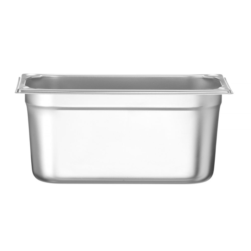 Bac Gastronorme Inox GN 1/3, Profondeur 150mm, Capacit&eacute; 5,7L, Kitchen Line Professionnel - Hendi