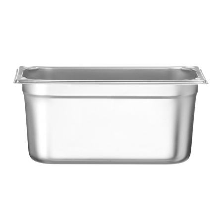 Bac Gastronorme Inox GN 1/3, Profondeur 150mm, Capacit&eacute; 5,7L, Kitchen Line Professionnel - Hendi