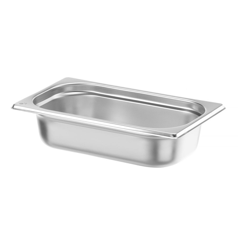 Bac Gastronorme Inox GN 1/4 Budget Line 1.8L (H)65mm - Hendi