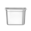 Bac Gastronorme Inox GN 1/4, Profondeur 200 mm, 5,5 L, Budget Line - Hendi