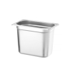 Bac Gastronorme Inox GN 1/4, Profondeur 200 mm, 5,5 L, Budget Line - Hendi