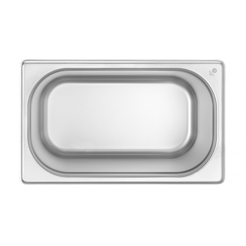 Bac Gastronorme Inox GN 1/4, Profondeur 200 mm, 5,5 L, Budget Line - Hendi