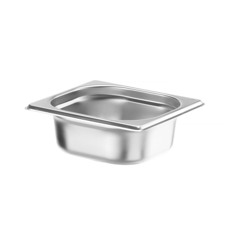 Bac Gastronorme Inox GN 1/6 Budget Line 1L H 65mm - Hendi