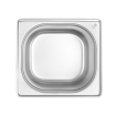 Bac Gastronorme Inox GN 1/6, 2.4L, 176x162x150mm - Hendi