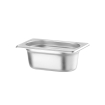 Bac Gastronorme Inox GN 1/9 Profondeur 65 mm, Capacit&eacute; 0,6 L - Hendi
