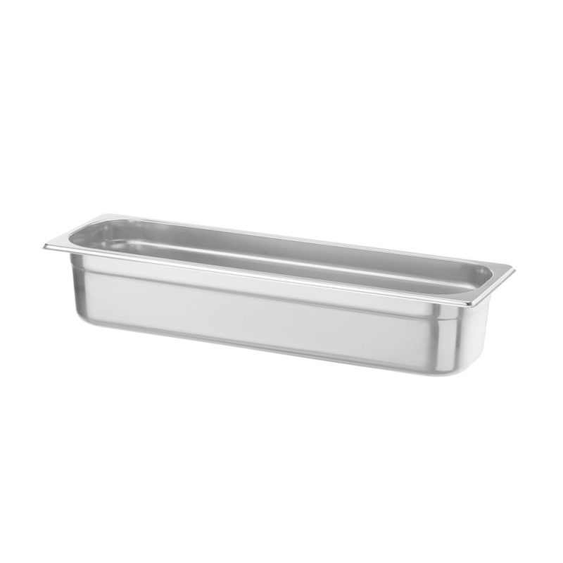 Bac Gastronorme Inox Profi Line GN 2/4, 5,8L, H100mm - Hendi