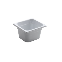 Bac Gastronorme M&eacute;lamine GN 1/6, 176x162x100mm, Hygi&eacute;nique et Solide - Hendi