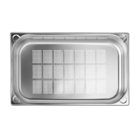 Bac gastronorme perfor&eacute; GN 1/1, Kitchen Line, 14L, H.100mm - Hendi