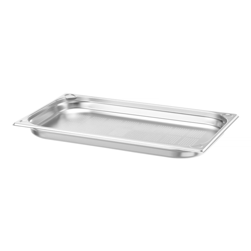 Bac gastronorme perfor&eacute; GN 1/1, Kitchen Line, Inox, (H)40mm, 5L - Hendi