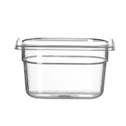 Bac Gastronorme Profi Line GN 1/9, 1L, Transparent, 176x108x100mm - Hendi