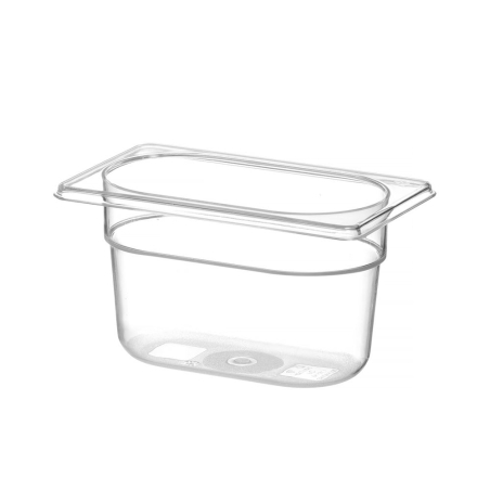 Bac Gastronorme Profi Line GN 1/9, 1L, Transparent, 176x108x100mm - Hendi