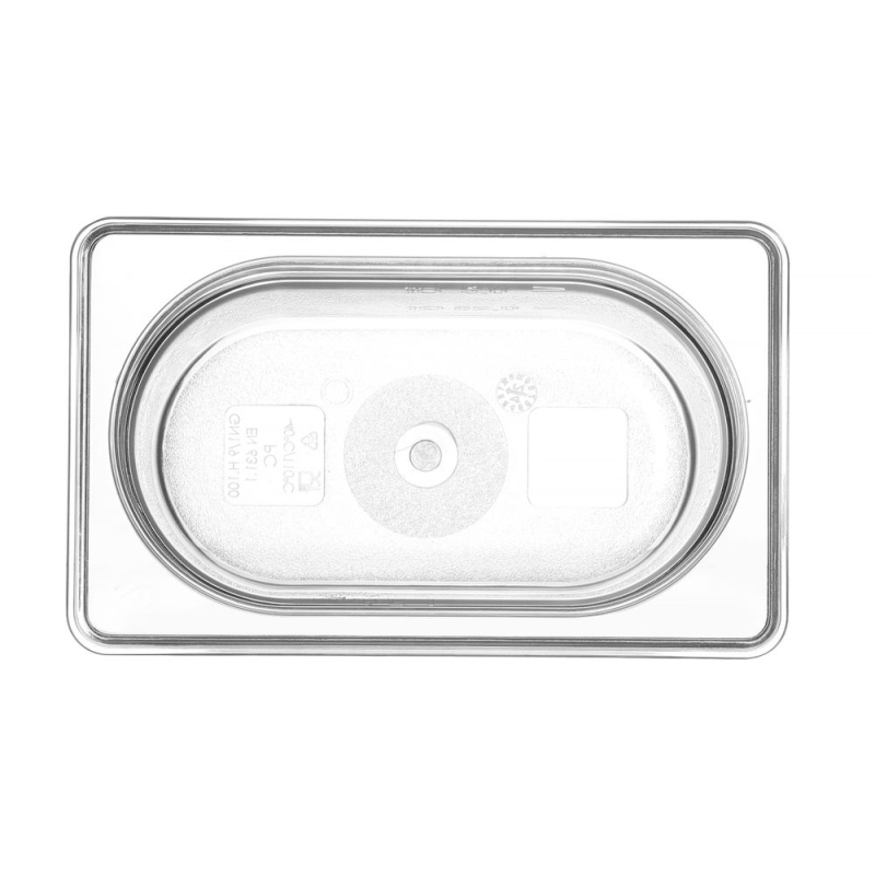 Bac Gastronorme Profi Line GN 1/9, 1L, Transparent, 176x108x100mm - Hendi