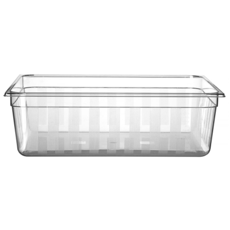 Bac Gastronorme Transparent GN 2/1, 58L, 650x530x(H)200mm - Hendi