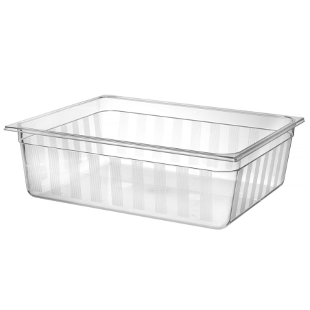 Bac Gastronorme Transparent GN 2/1, 58L, 650x530x(H)200mm - Hendi