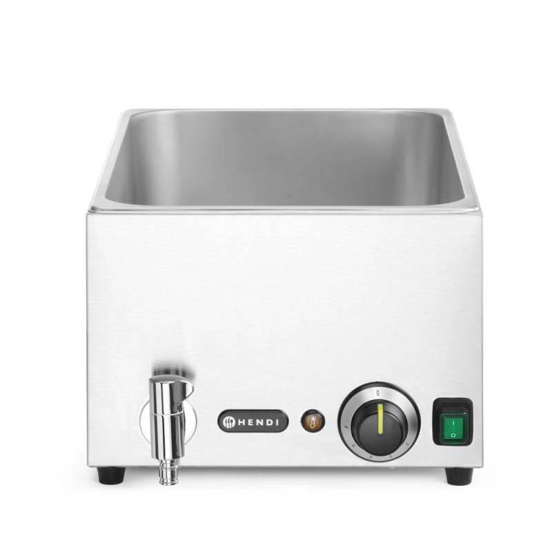 Bain-Marie Professionnel GN 1/1 avec Robinet de Vidange 1000W Ranger - Hendi