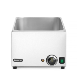 Bain-marie professionnel Ranger, 1000W, Acier Inox, 574x334x241mm - Hendi