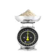 Balance de Cuisine M&eacute;canique Inox 5kg, Affichage Analogique &ndash; 580042 - Hendi