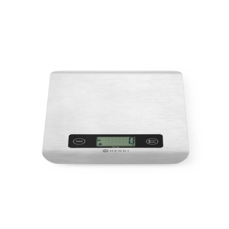 Balance de cuisine num&eacute;rique en acier inoxydable 5 kg (5000g) haute pr&eacute;cision - Hendi