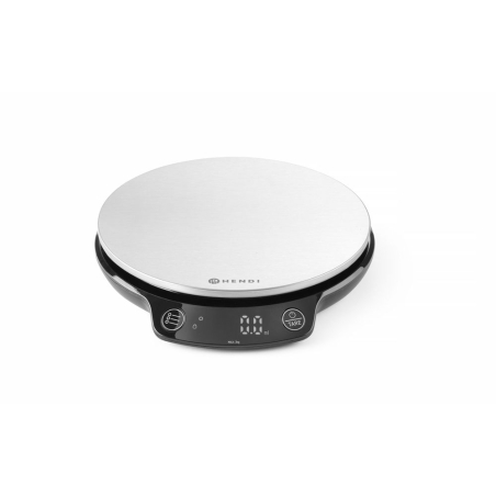 Balance de cuisine num&eacute;rique professionnelle 3 kg, pr&eacute;cision 0,1 g, &eacute;cran LED - Hendi