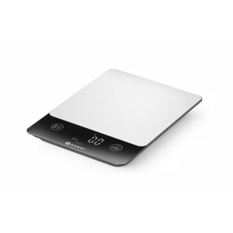 Balance de cuisine professionnelle 10 kg, &eacute;tanche IP67, &eacute;cran LED - Hendi