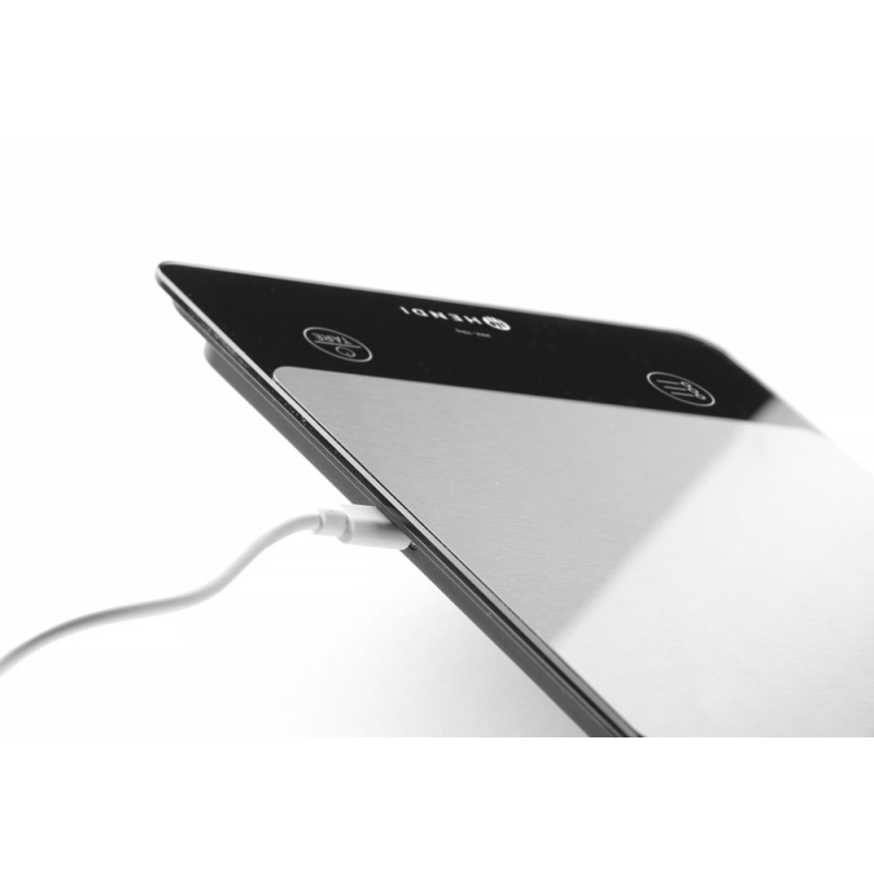 Balance de cuisine professionnelle 10 kg, &eacute;tanche IP67, &eacute;cran LED - Hendi