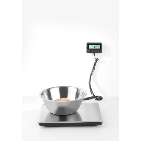 Balance Num&eacute;rique Professionnelle 200 kg avec &Eacute;cran LCD et Port USB-C - Hendi