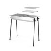 Barbecue &agrave; charbon de bois Patio 770x380mm avec double grille et cendrier - Hendi