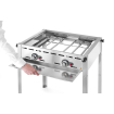 Barbecue gaz Professionnel Green Fire 2 Br&ucirc;leurs 11,6kW Fonte &Eacute;maill&eacute;e - Hendi