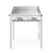 Barbecue Professionnel Gaz 2 Br&ucirc;leurs Hendi Profi Line Acier Inoxydable 11,6kW - Hendi