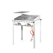 Barbecue Professionnel Gaz 2 Br&ucirc;leurs Hendi Profi Line Acier Inoxydable 11,6kW - Hendi
