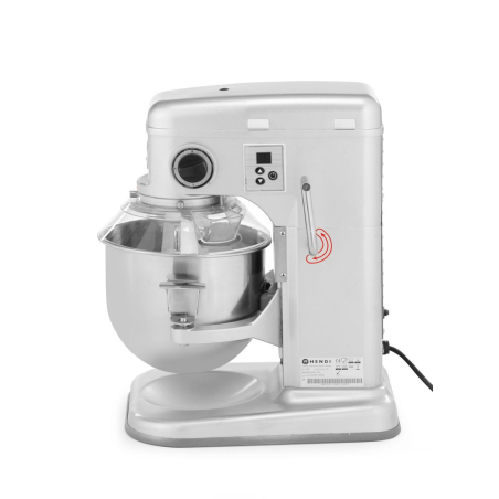 Batteur M&eacute;langeur Plan&eacute;taire Professionnel 7L Kitchen Line Argent 650W - Hendi