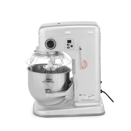 Batteur M&eacute;langeur Plan&eacute;taire Professionnel 7L Kitchen Line Argent 650W - Hendi